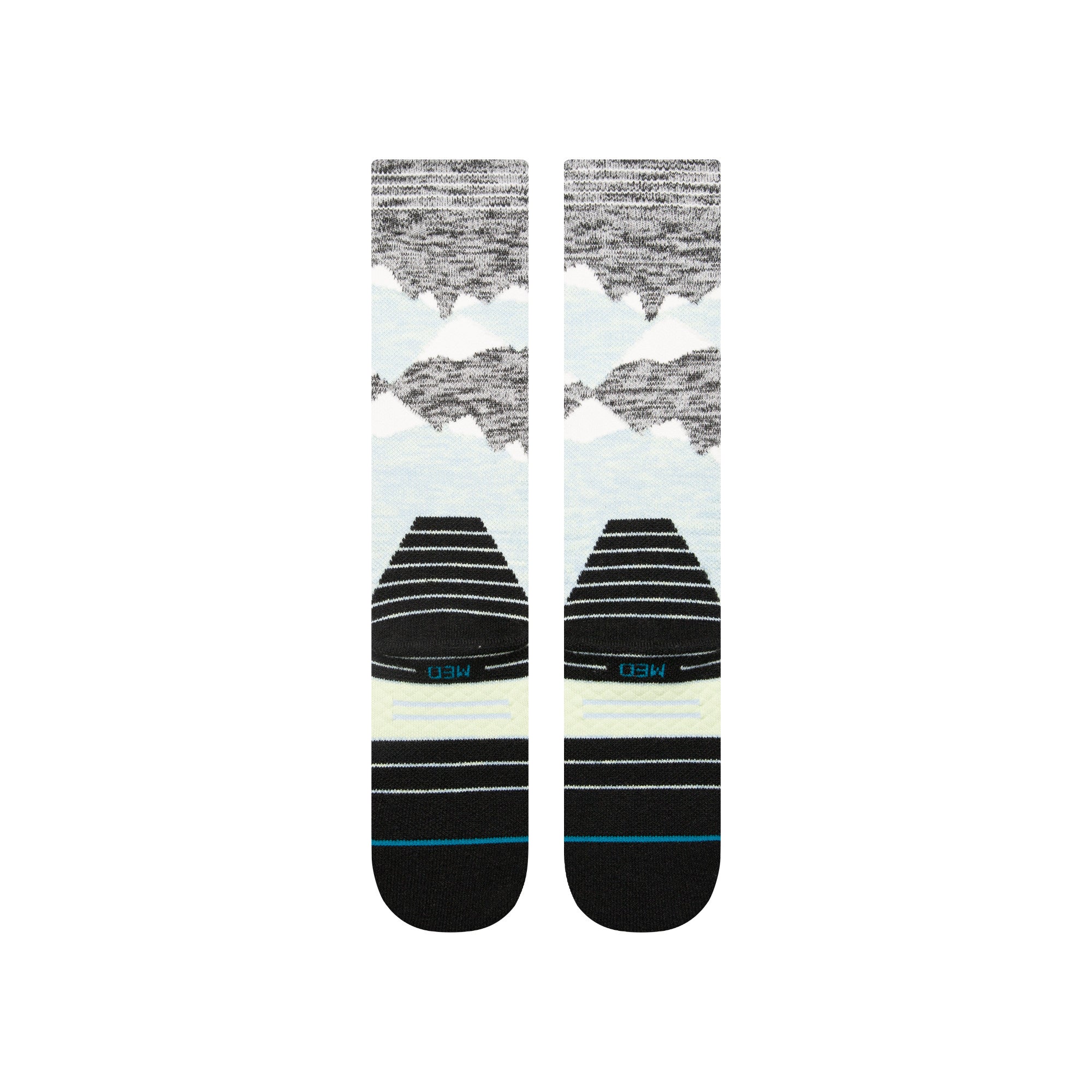 Stance Medium Performance Wool Snow OTC Socks Windy Peaks-Green - Winter 2024/2025