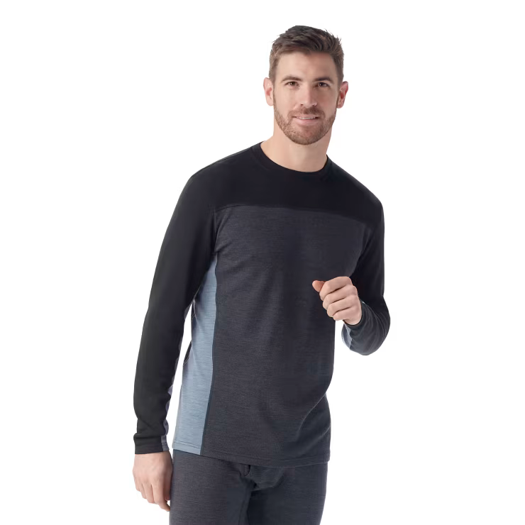 Smartwool Men's Classic Thermal Merino Base Layer Colorblock Crew - Winter 2024/2025